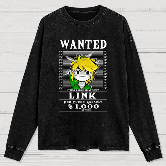 I Am A Gamer Washed Long Sleeve Tee
