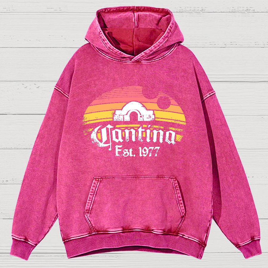1977 Bistro Vintage Distressed Hoodie