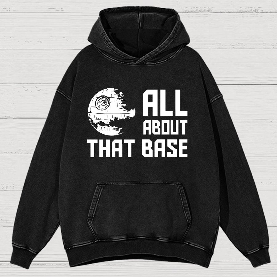 All About That Base Geeks Vintage Distressed Hoodie