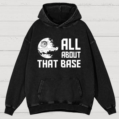 All About That Base Geeks Vintage Distressed Hoodie