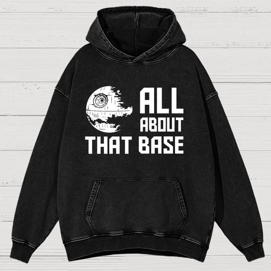 All About That Base Geeks Vintage Distressed Hoodie