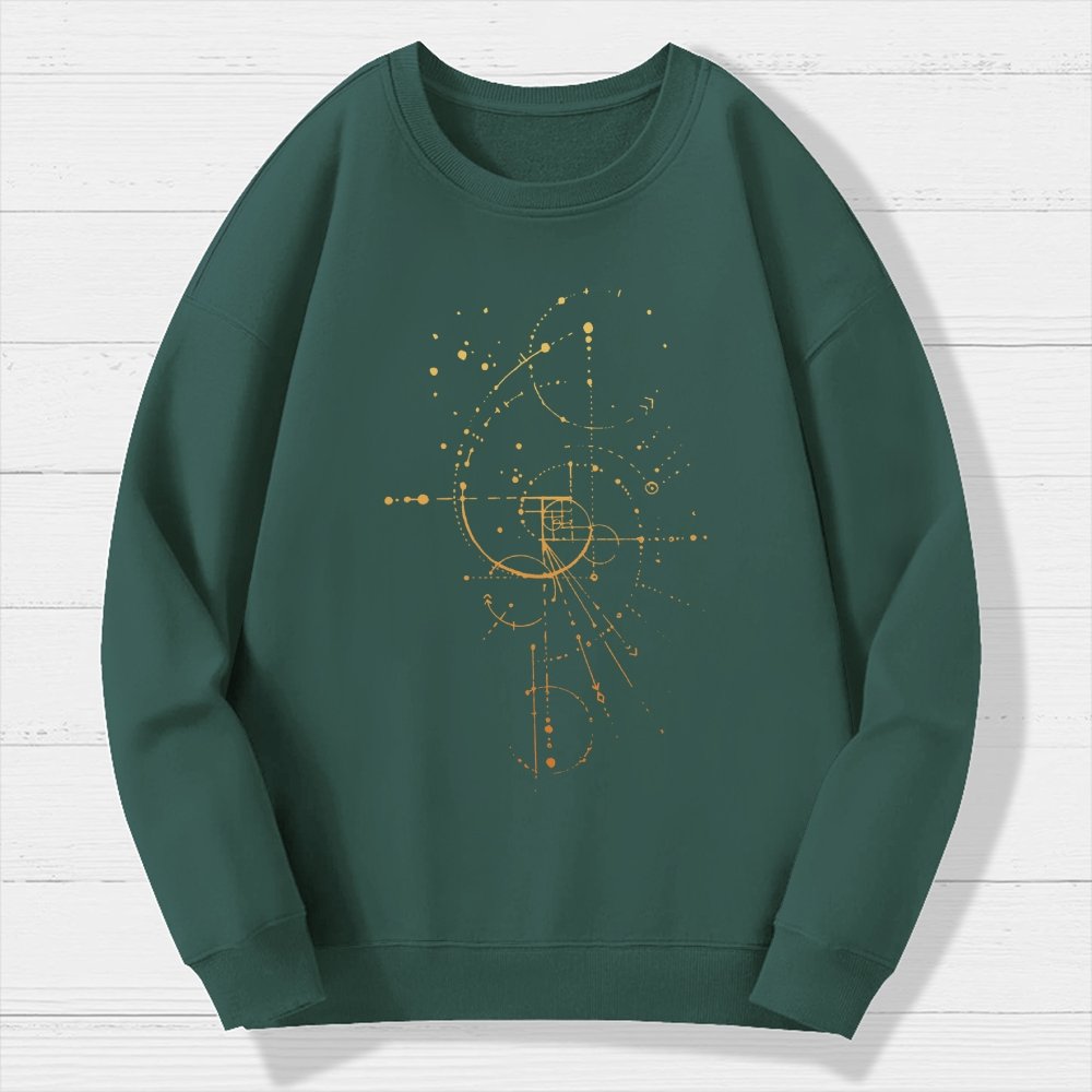 Fibonacci Geek Cotton Sweatshirt