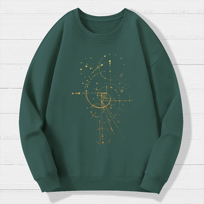 Fibonacci Geek Cotton Sweatshirt