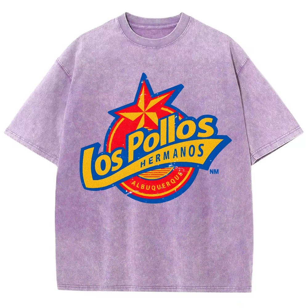 Los Pollos Hermoso Vintage Distressed T-shirt
