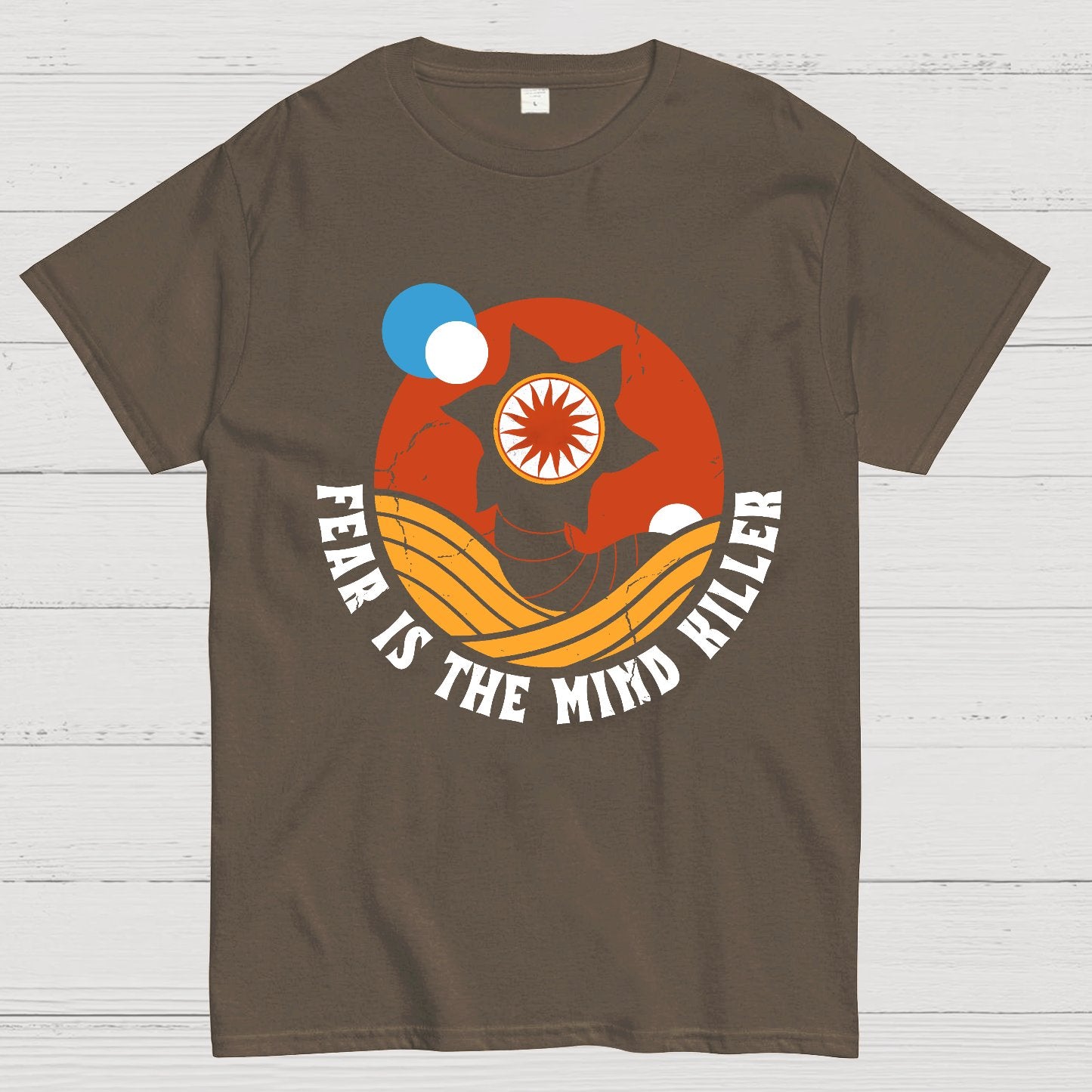 Fear Is The Mind Killer - Vintage Distressed Retro Scifi Geek T-Shirt