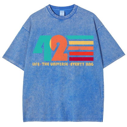 The Answer Is 42 Vintage Distressed T-shirt