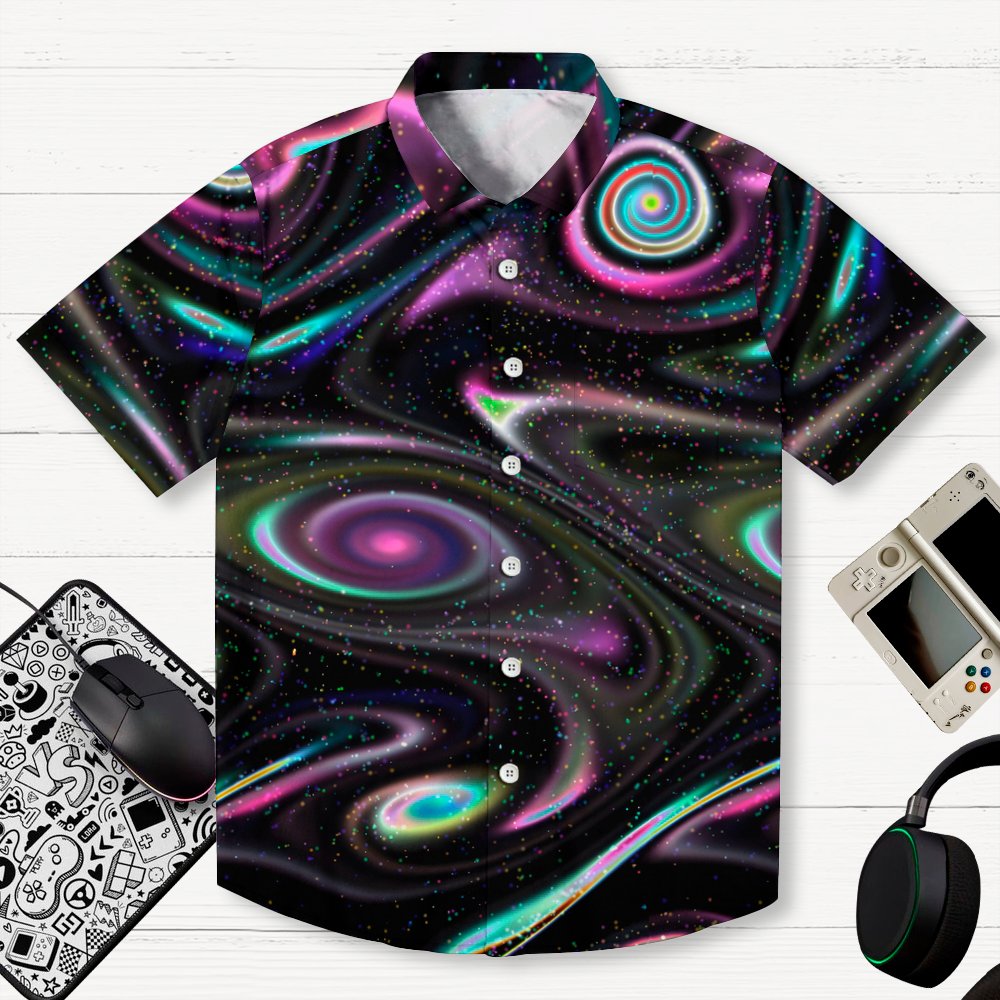 Galaxy Planet Series Print Geeky Shirt