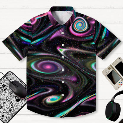 Galaxy Planet Series Print Geeky Shirt