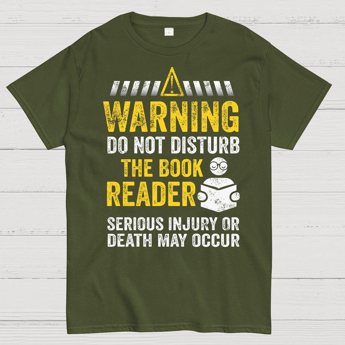 Warning Do Not Disturb The Book Reader Geek T-Shirt