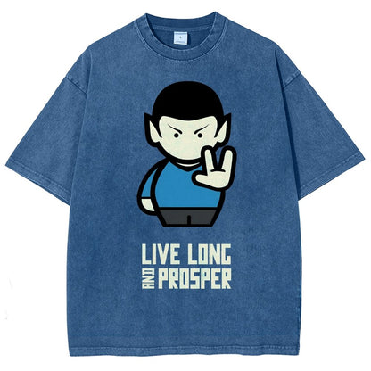 Live Long Vintage Distressed T-shirt