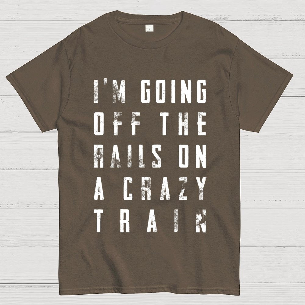 Crazy Train Lyric Quote Unisex Geek T-Shirt