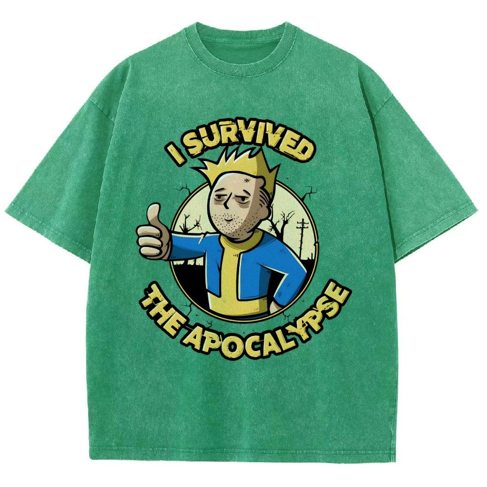 I Survived Vintage Distressed T-shirt