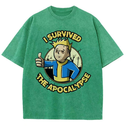 I Survived Vintage Distressed T-shirt