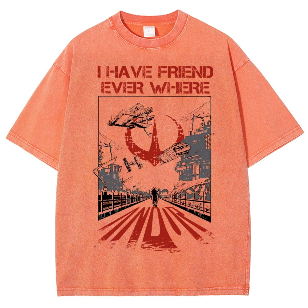 I Have Friends Every where Vintage Distressed T-shirt