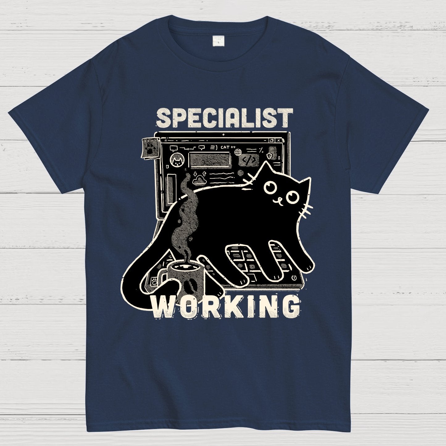 Specialist Working Geek T-Shirt