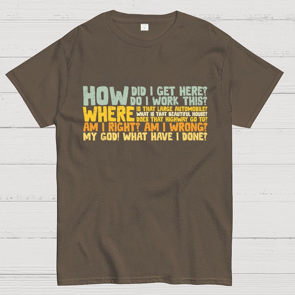 How Did I Get Here? Geek T-Shirt