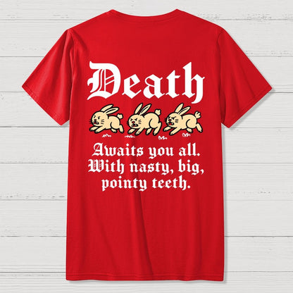 Run Away Front And Back Printing Geek T-Shirt