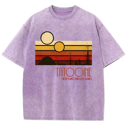 Dual Suns, Limitless Dunes Vintage Distressed T-shirt
