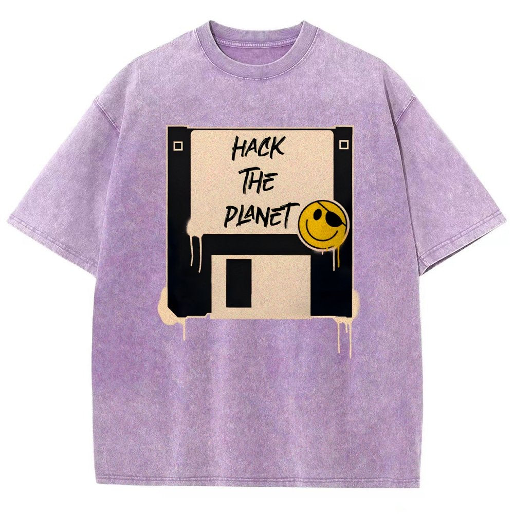 Hack The Planet Vintage Distressed T-shirt
