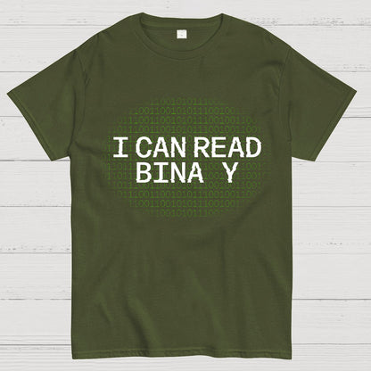 I Can Read Binary Geek T-Shirt