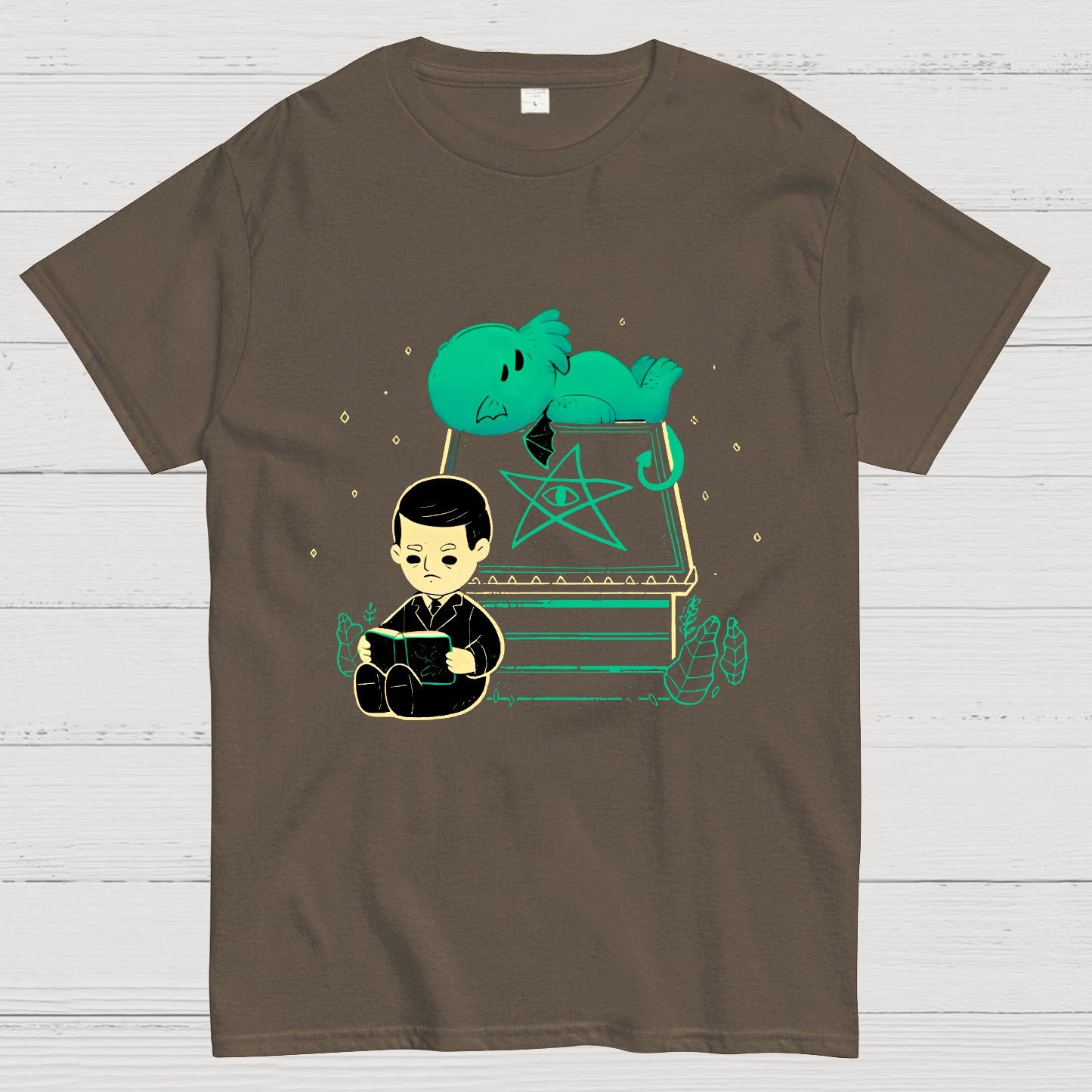 Cute Cthulhu And Lovecraft Geek T-Shirt