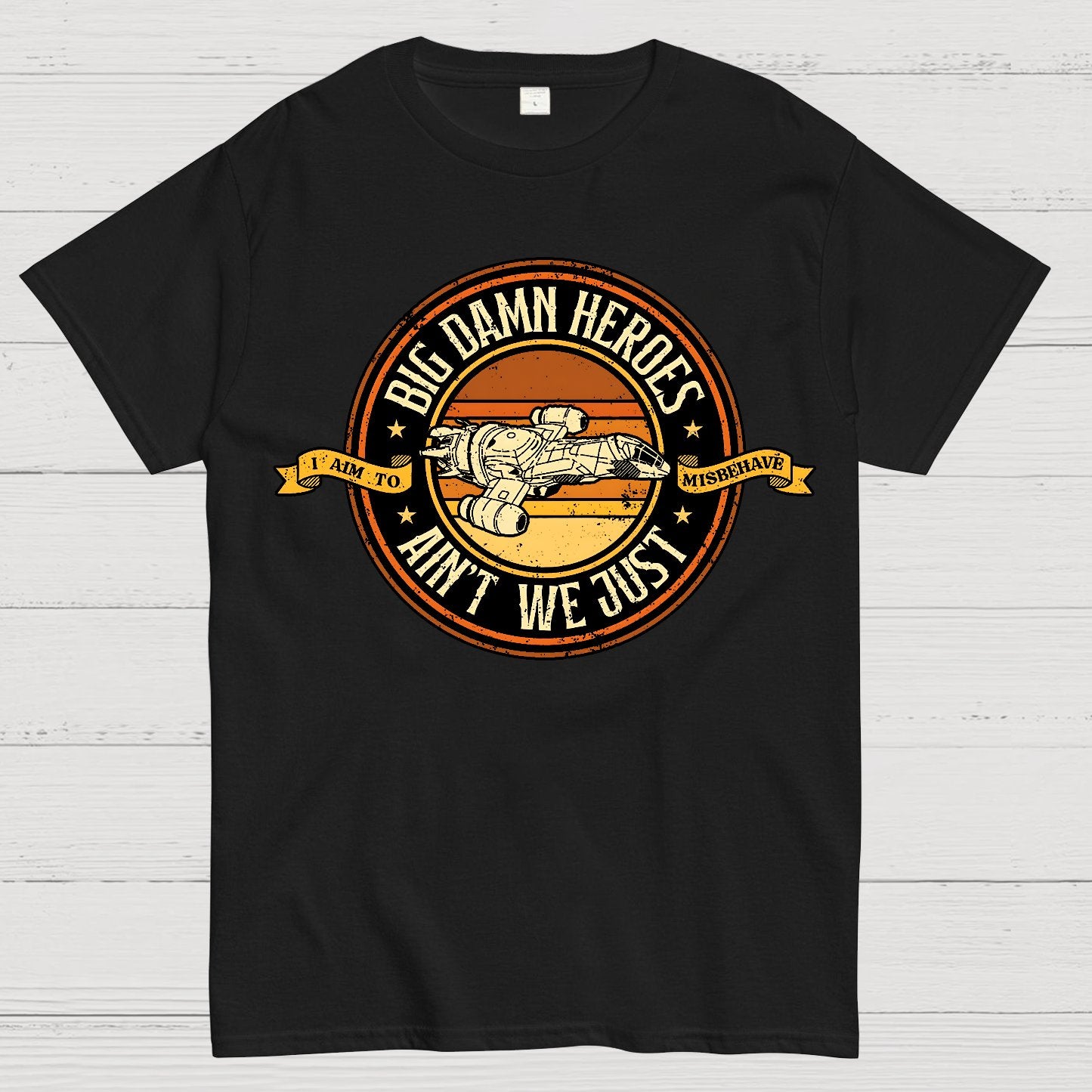 Big Damn Retro Heroes Geek T-Shirt
