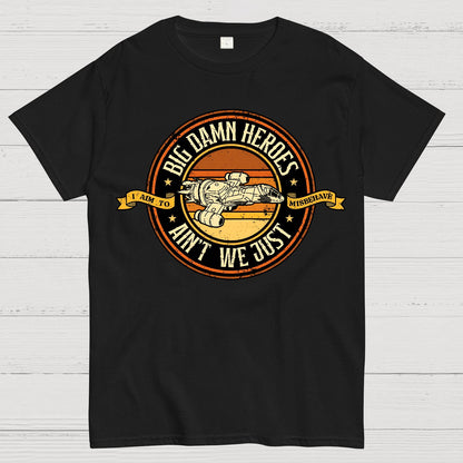 Big Damn Retro Heroes Geek T-Shirt