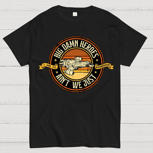 Big Damn Retro Heroes Geek T-Shirt