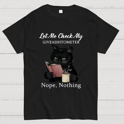Cat Drinking Coffee Touch My Coffee I Will Slap You So Hard Nerdy T-Shirt