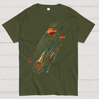 Space travel is cool Geek T-Shirt