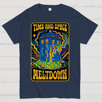 Time And Space Meltdown Geek T-Shirt