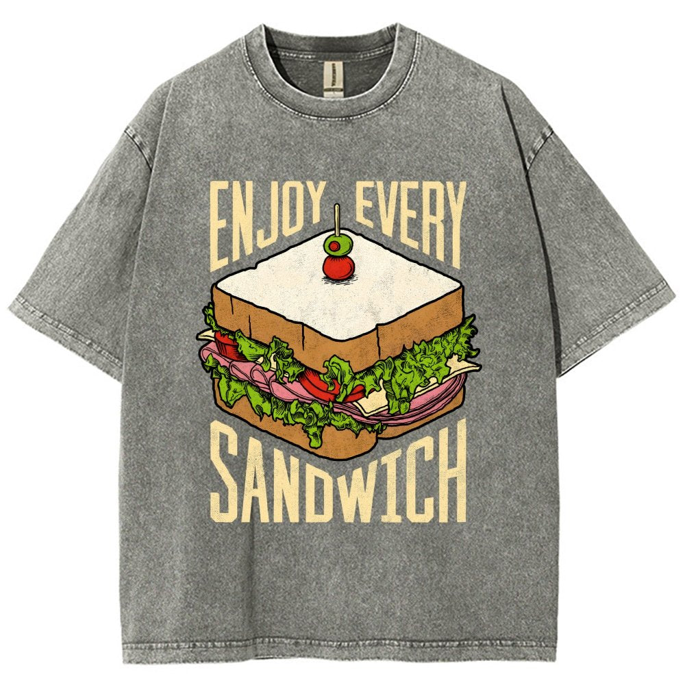 Enjoy Every Sandwich Vintage Distressed T-shirt