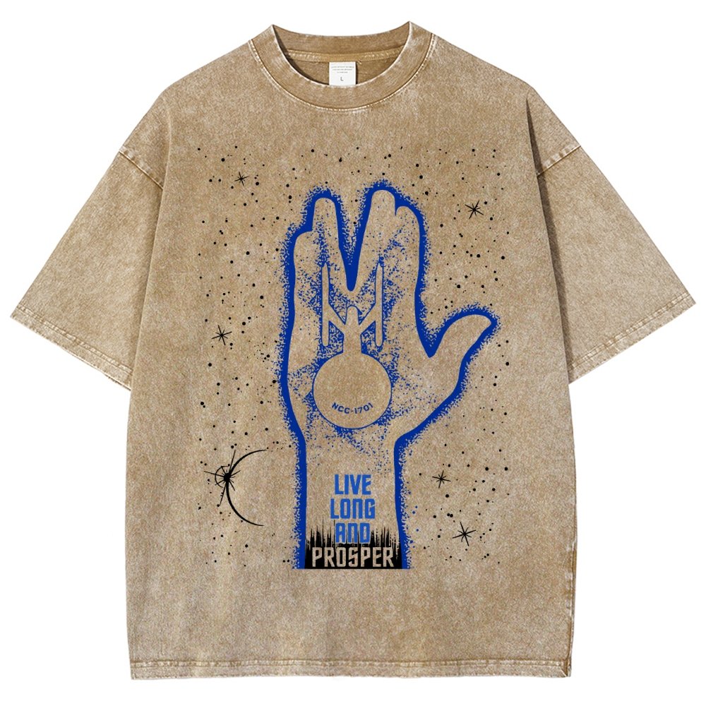 Live long and prosper Vintage Distressed T-shirt