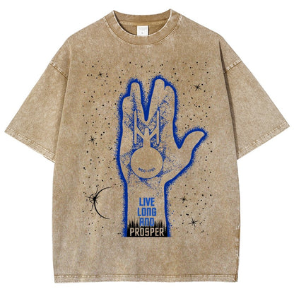 Live long and prosper Vintage Distressed T-shirt