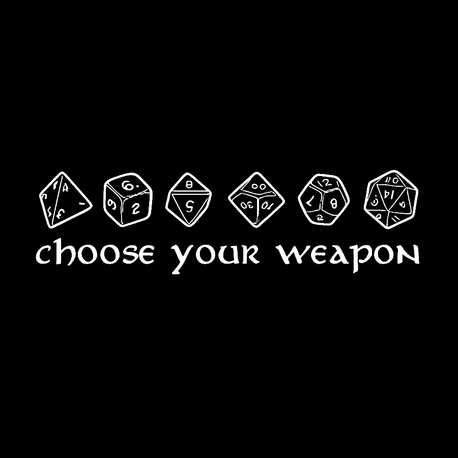 Choose Your Weapon Geek T-Shirt