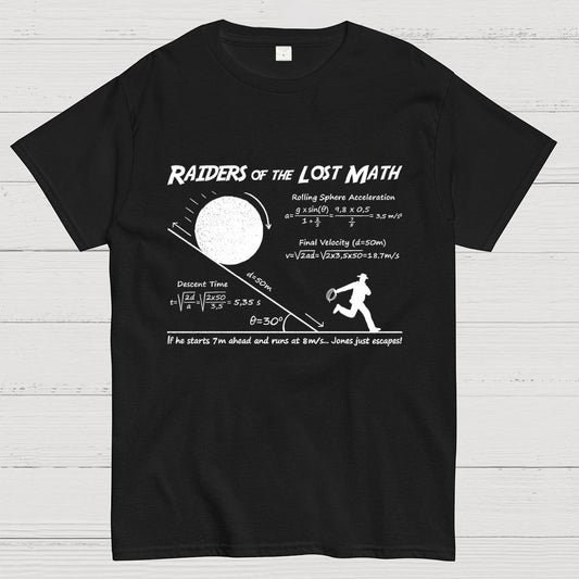 Raiders of the Lost Math Geek T-Shirt