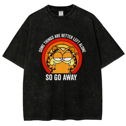 Some things are better leet alone Vintage Distressed T-shirt
