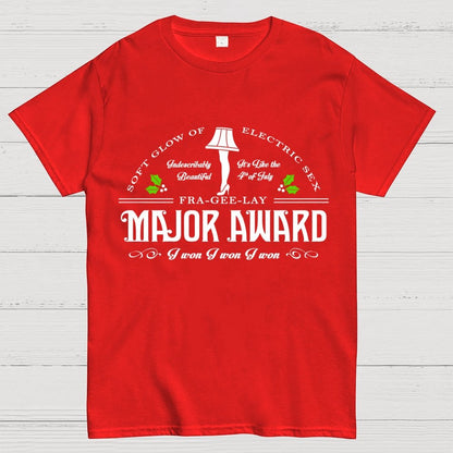 FRA-GEE-LAY  Leg Lamp Decor  Funny Christmas Geek T-Shirt