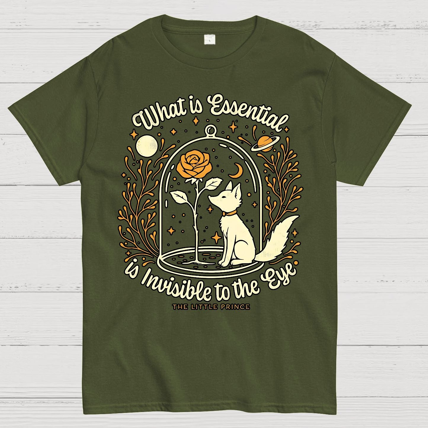 The Rose And The Fox Geek T-Shirt
