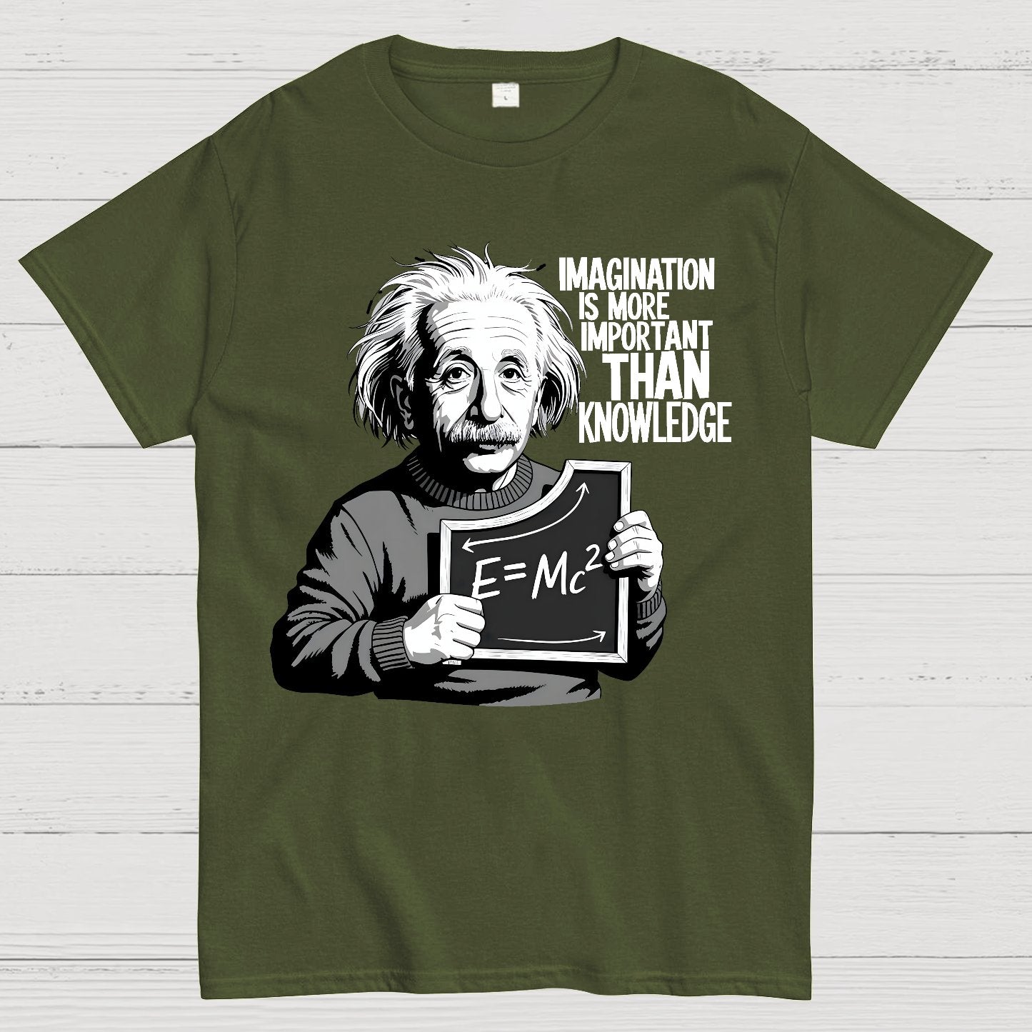Imagination is more important than knowledge Geek T-Shirt