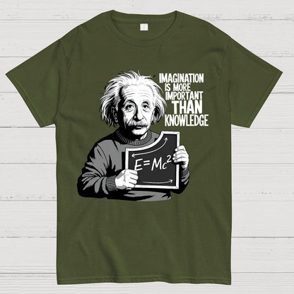 Imagination is more important than knowledge Geek T-Shirt