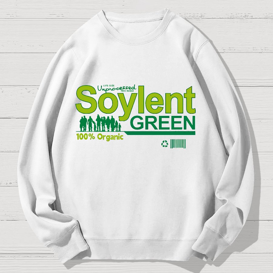 Soylent Green Geek Cotton Sweatshirt