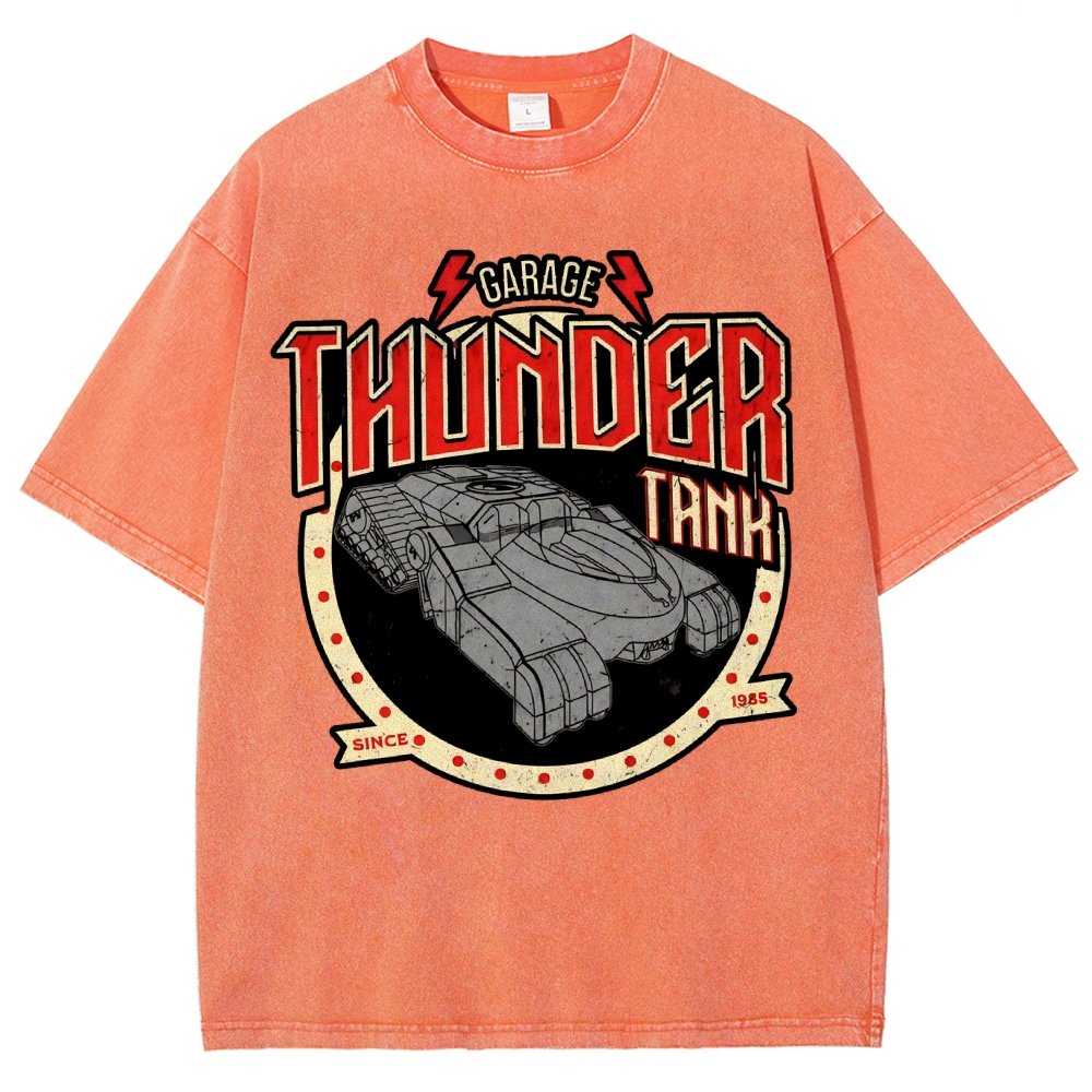 Thunder Tank Garage Buy Now Vintage Distressed T-shirt