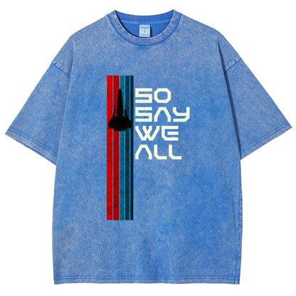 So Say We All Vintage Distressed T-shirt