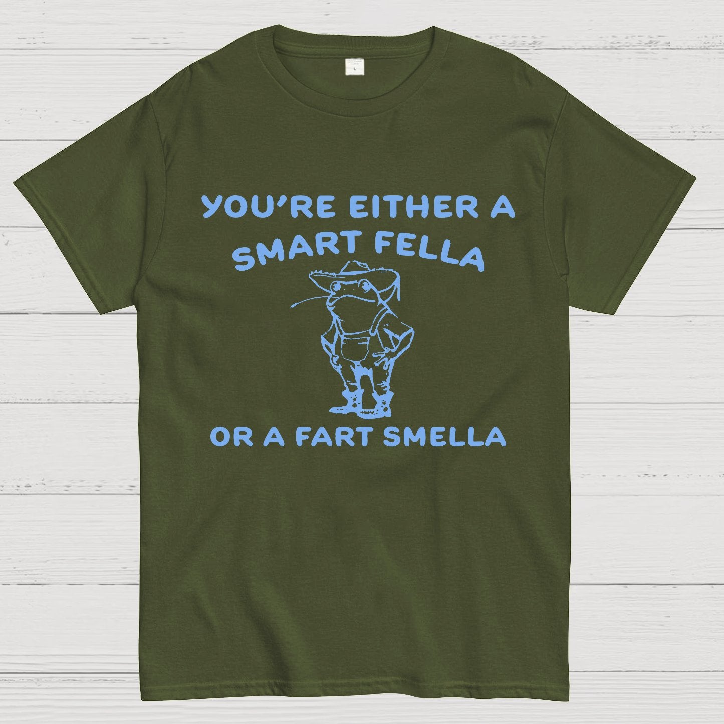 Are You A Smart Fella Or Fart Smella? Geek T-Shirt