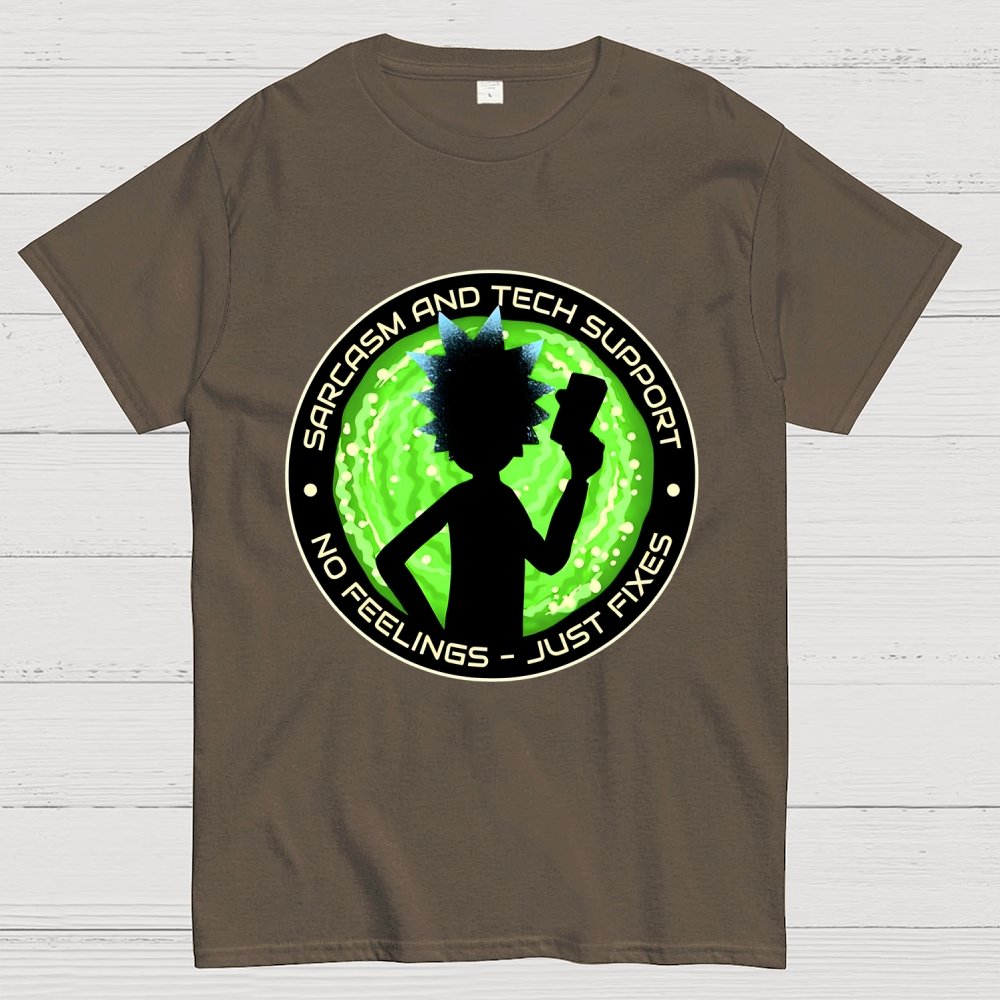 Sarcasm And Tech Support Scientist Geek T-Shirt