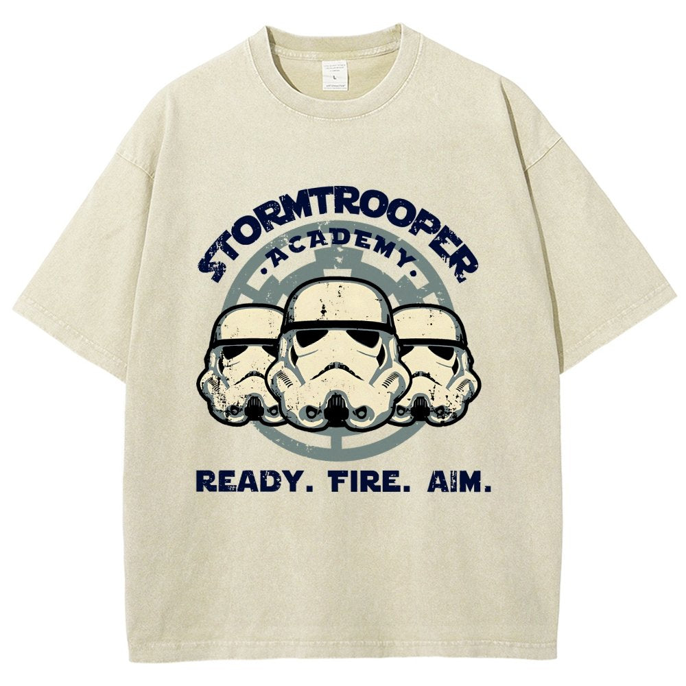 Ready. Fire. Aim. Vintage Distressed T-shirt