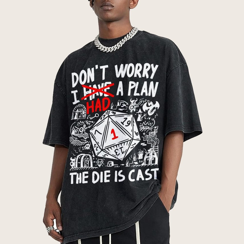 The Die Is Cast Vintage Distressed T-shirt