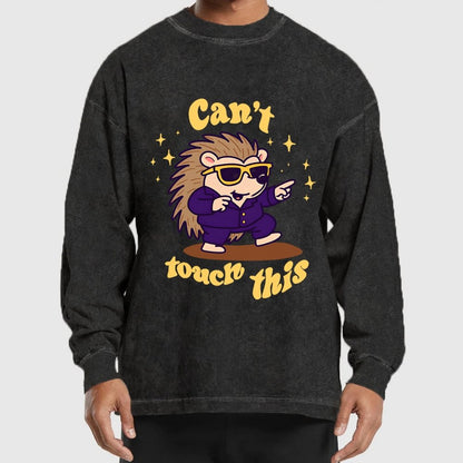 Can't touch this Washed Long Sleeve Tee