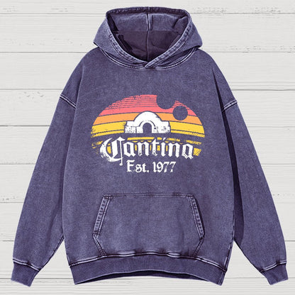 1977 Bistro Vintage Distressed Hoodie
